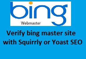 verify bing ownership webmaster tools