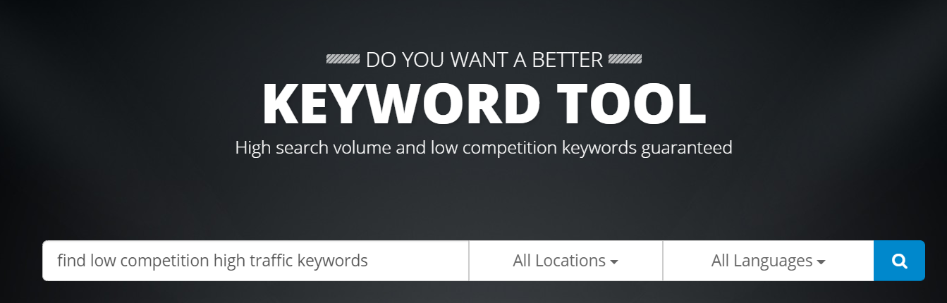 find low competition high traffic keywords