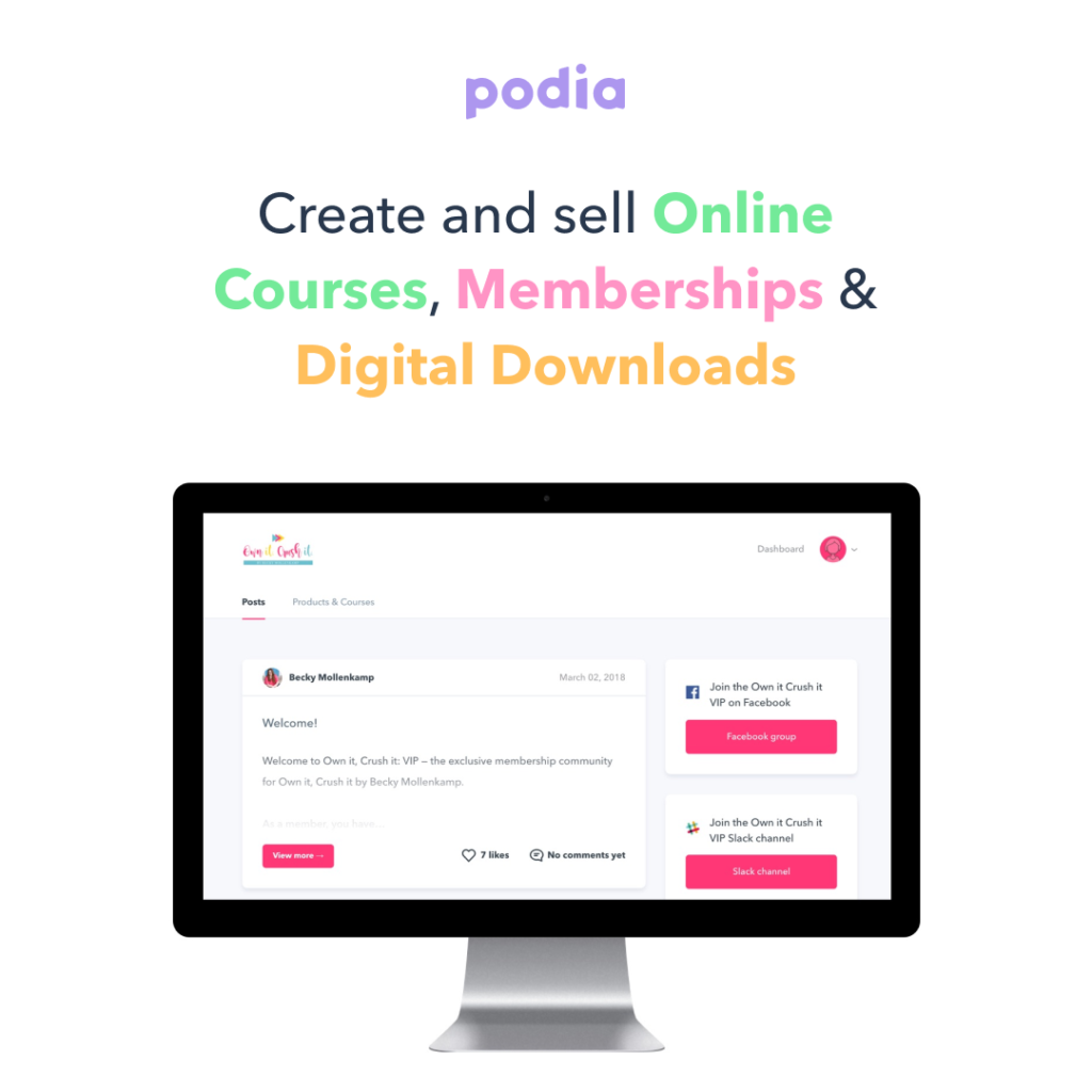 How to create and sell best online courses with Podia - Amarindaz